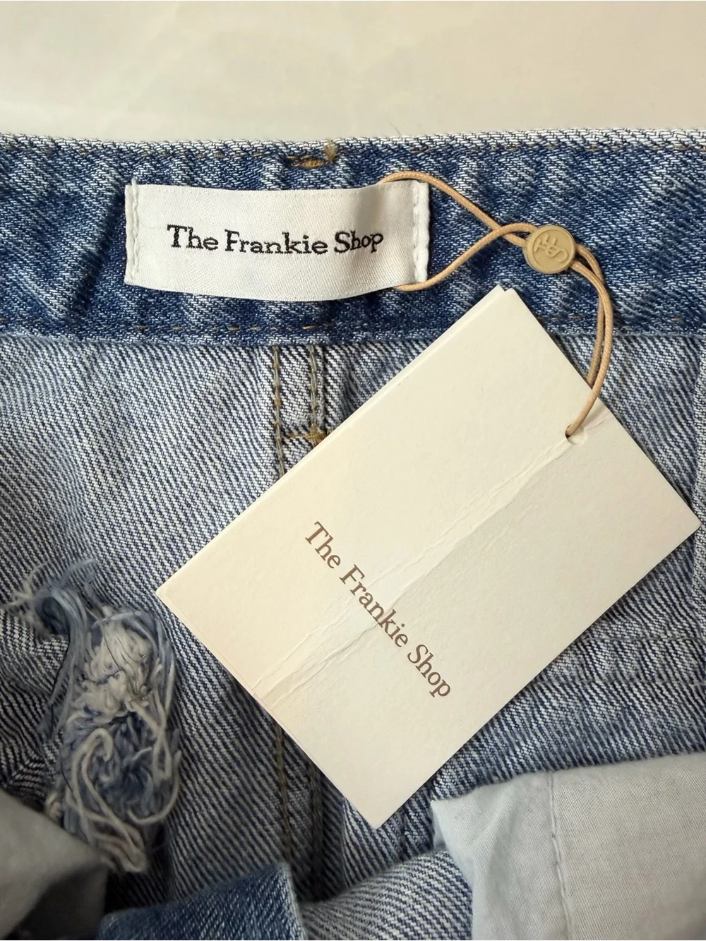 The Frankie Shop Taylor Denim Cargo Skirt Size Small